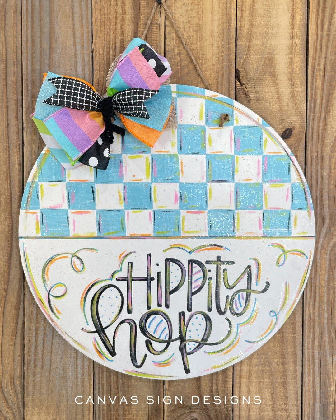 Hippity Hop Hand Lettering Template