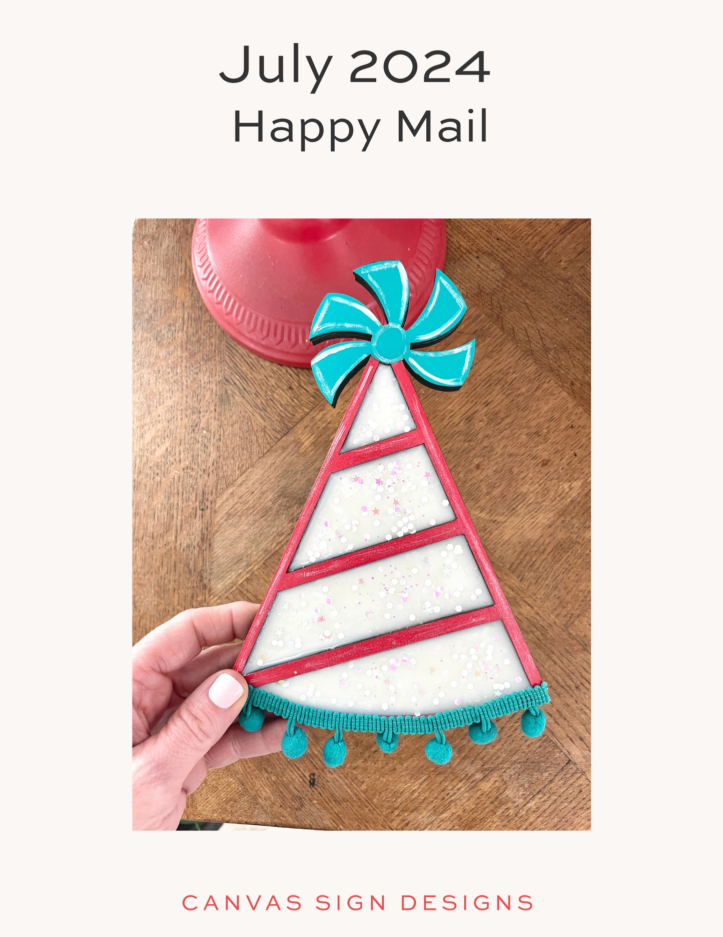 July 2024 Party Hat - Happy Mail Project Kit