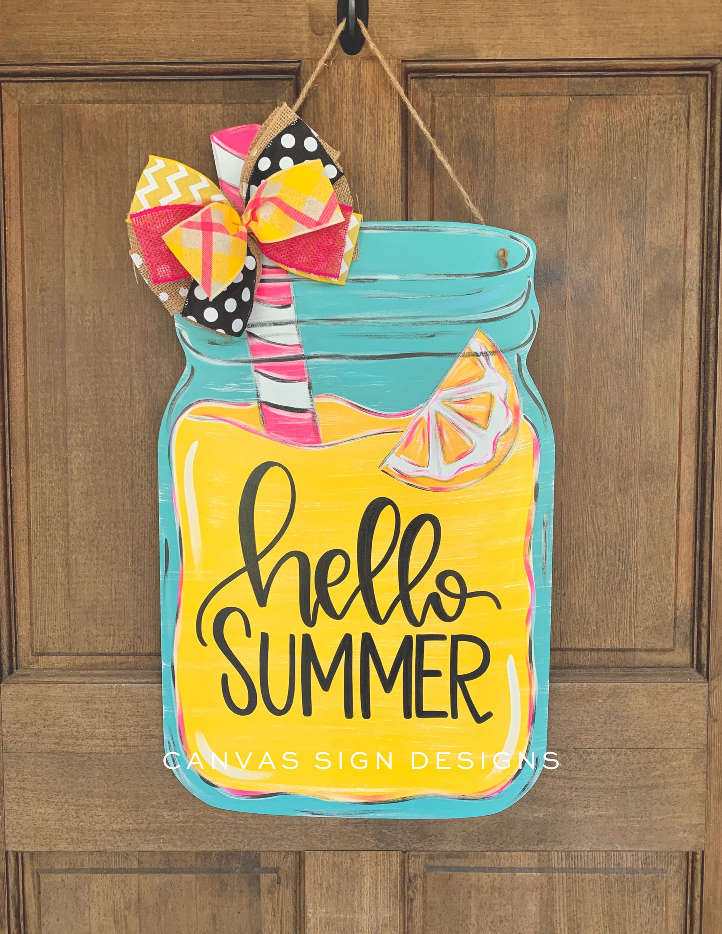 Hello Summer Door Hanger Template
