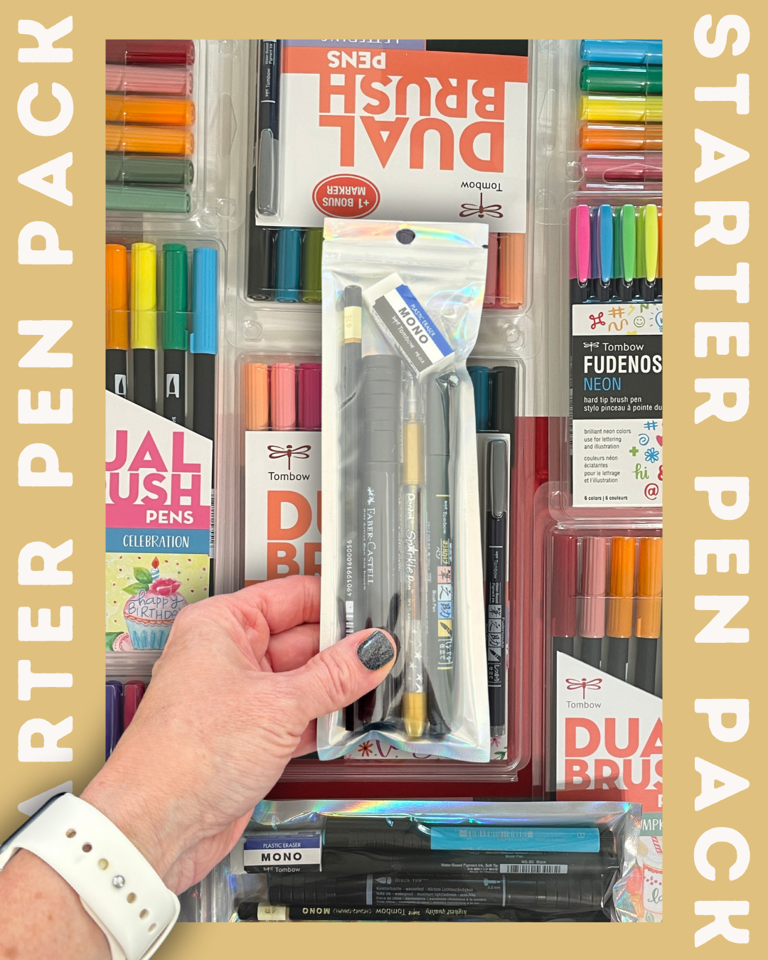 Hand Lettering Starter Pen Pack - 5 pc Set