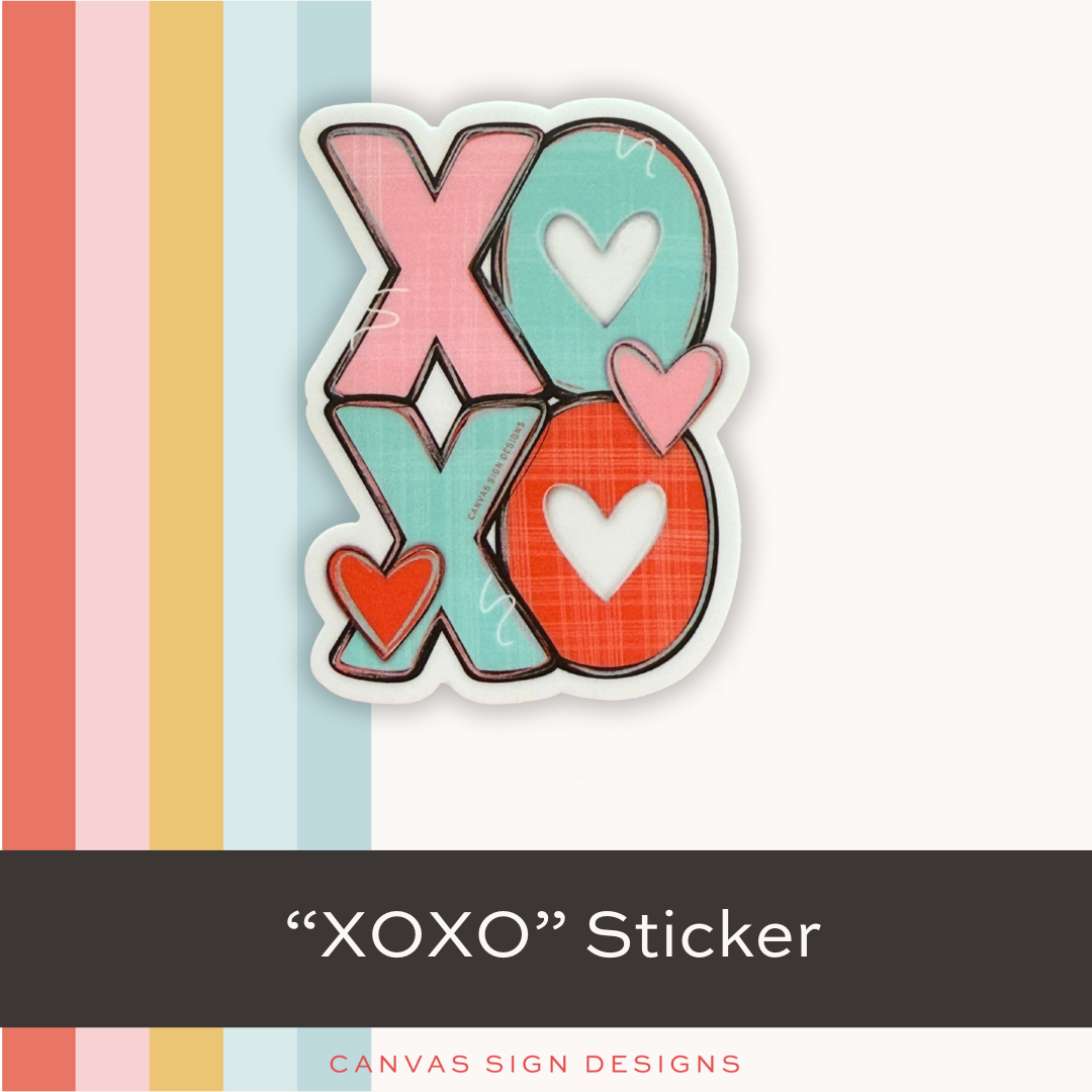XOXO Sticker