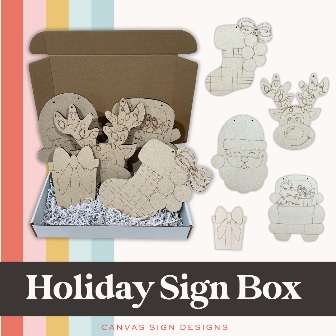 Holiday Sign Box