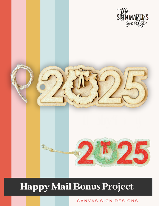 2025 Ornament - Happy Mail Project Kit