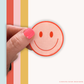 2" Smiley Face Sticker