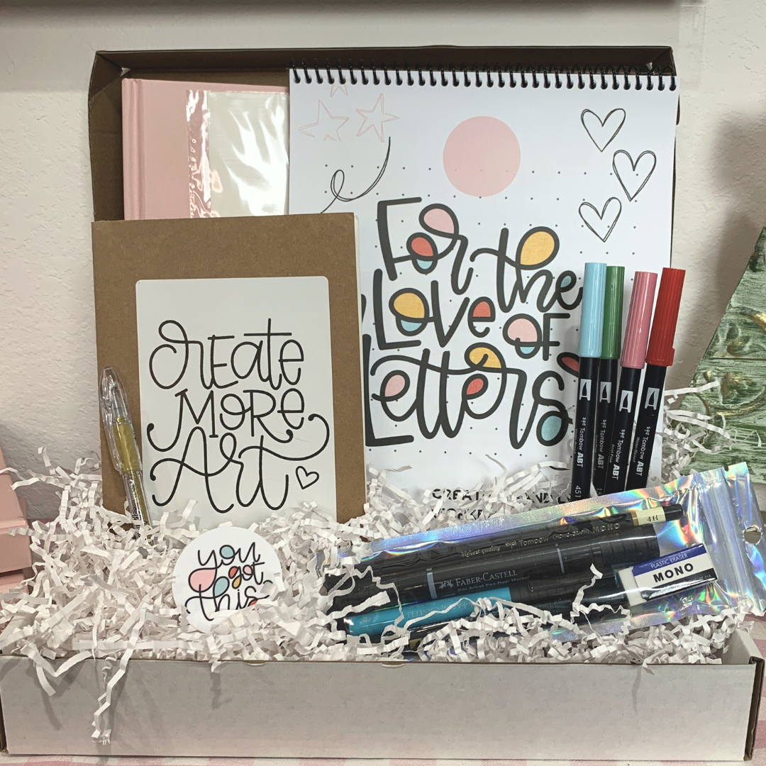 Creative Hand Lettering Box – Canvas Sign Designs