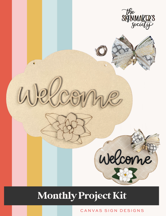 August 2024 Project Kit - A Welcome Magnolia