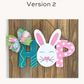 March 2025 Project Kit - Bunny Hop Door Hanger