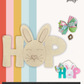 March 2025 Project Kit - Bunny Hop Door Hanger
