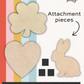February 2025 Bunny & Heart Attachments - Happy Mail Project Kit