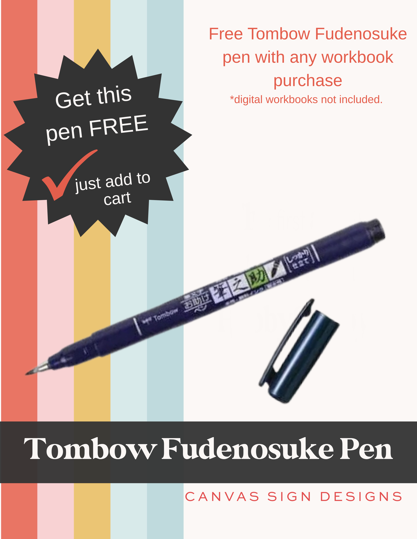 Tombow Fudenosuke Brush Pen