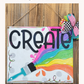August 2025 Project Kit - Create In Color Door Hanger