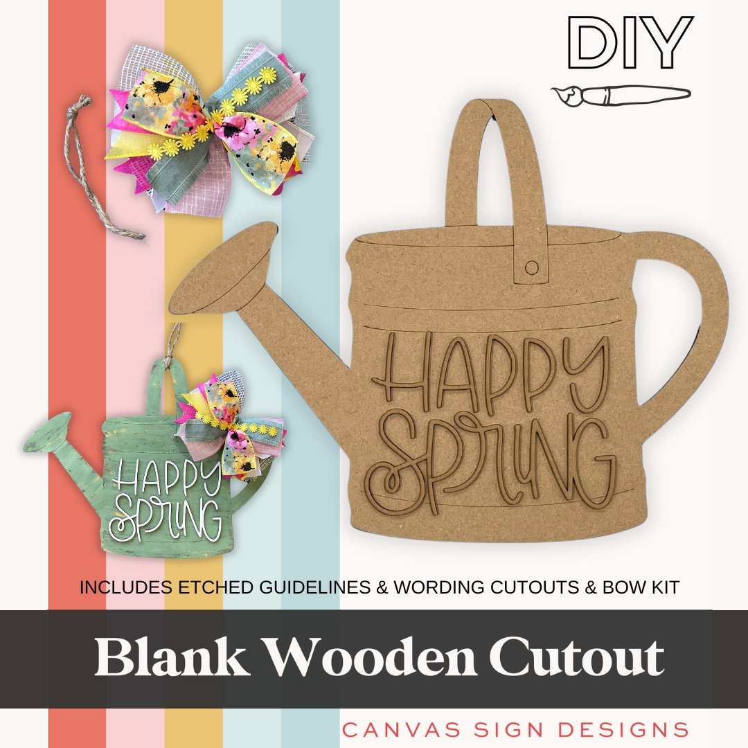 DIY Kits & Blank Wood Cutouts – Canvas Sign Designs
