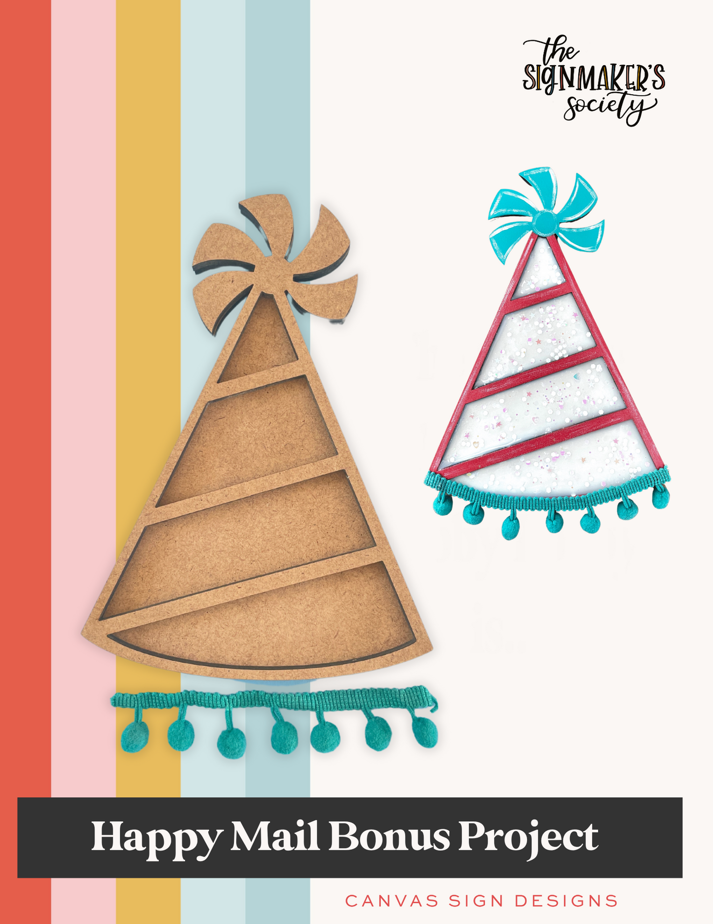 July 2024 Party Hat - Happy Mail Project Kit