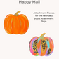 August 2025 Pumpkin Attachments (Set of 2) - Happy Mail Project Kit