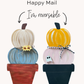 September 2024 Reversible Stacked Pumpkins Shelf Sitter - Happy Mail Project Kit