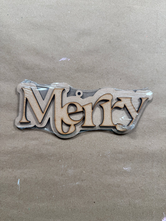 Merry Ornament