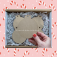 4" Wooden Ornament Blank - Set of 5