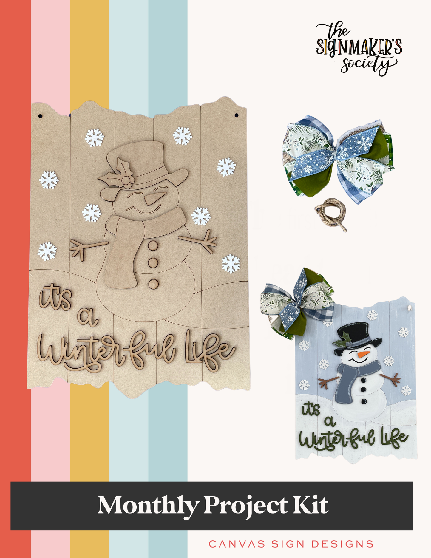 November 2024 Project Kit - It's A Winterful Life