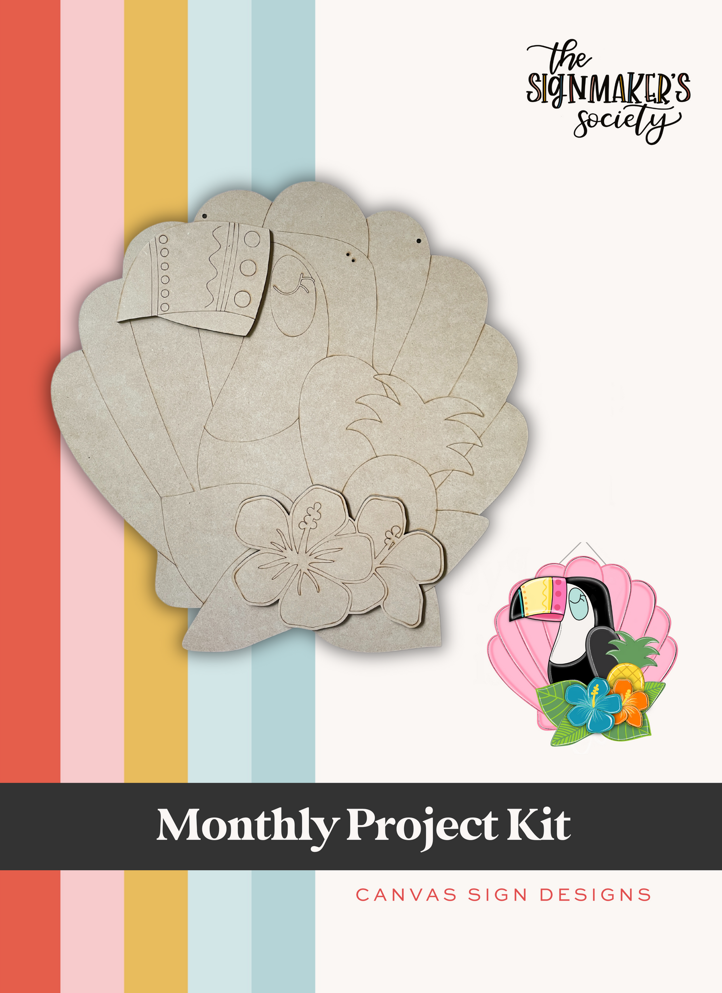 July 2023 Tropical Toucan Project Kit