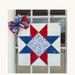 May 2025 Project Kit - Patriotic Barn Quilt Door Hanger
