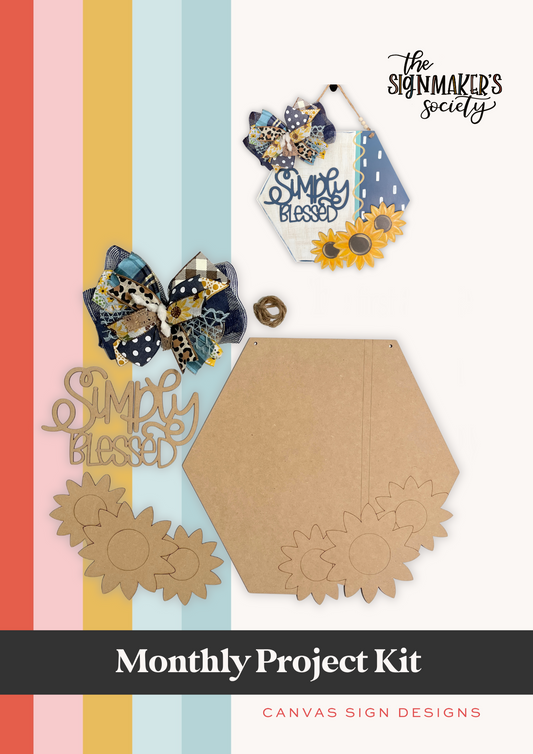 August 2023 Sunflower Trio Project Kit