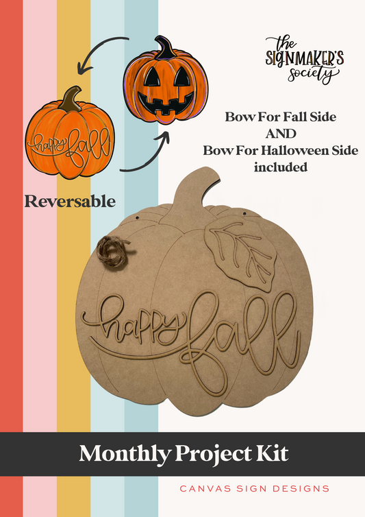 September 2023 Happy Fall Pumpkin Project Kit