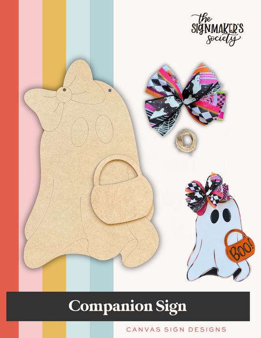 Sugar Boo Companion Sign