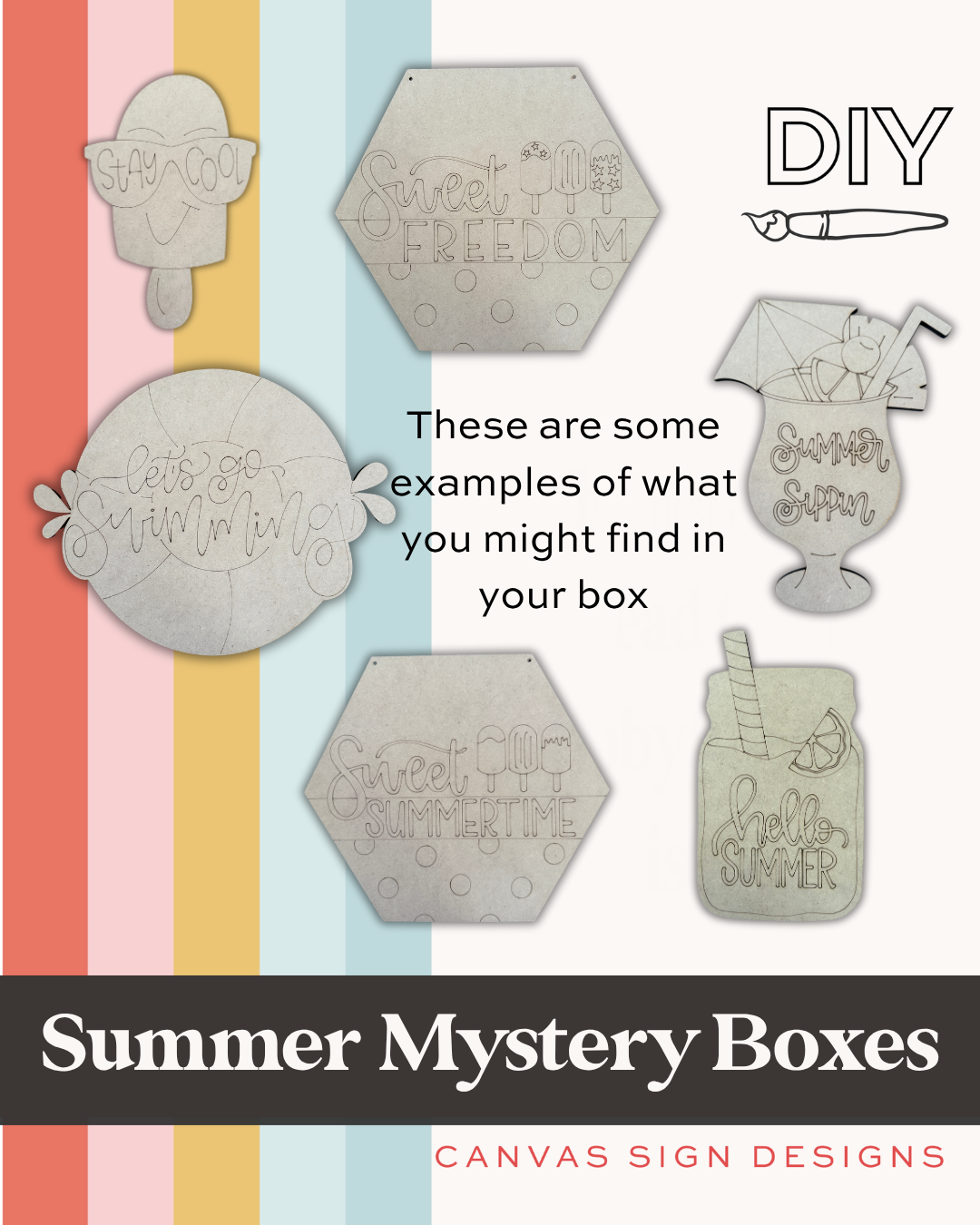 Summer Blank Box *Mystery Box*