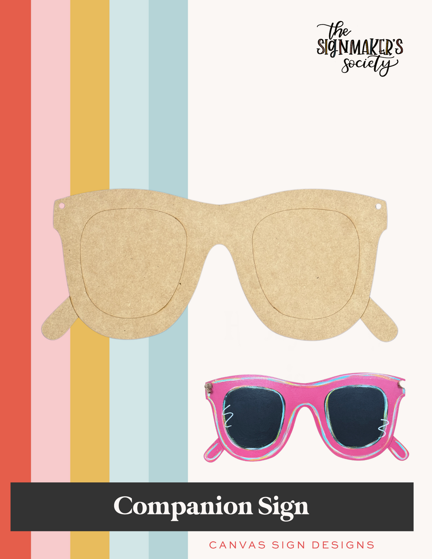 Summer Sunglasses Companion Sign
