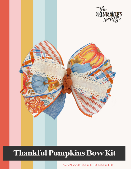 Thankful Pumpkins Bow Kit