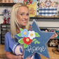 Floral Star Wooden Blank