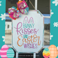 Bunny Kisses And Easter Wishes Lettering Template