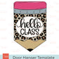Cheetah Pencil Door Hanger Template