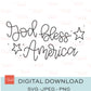 God Bless America Hand-Lettered Digital Download