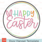 Happy Easter Door Hanger Template