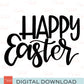 Happy Easter Hand-Lettered Digital Download