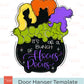 Halloween Hocus Pocus Door Hanger Template