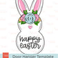 Peep Bunny Door Hanger Template