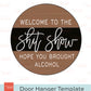 Shit Show Door Hanger Template