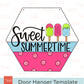 Sweet Summertime Door Hanger Template
