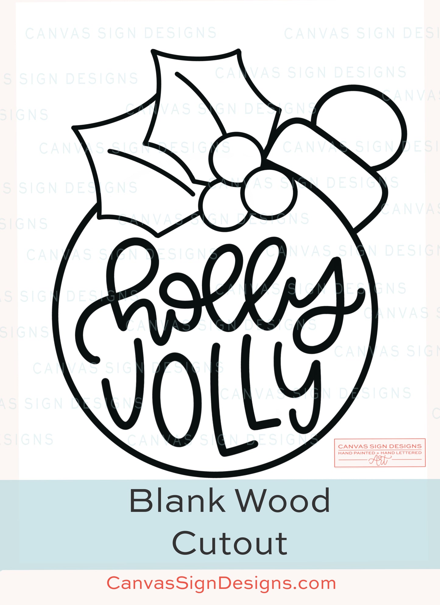 October 2022  Holly Jolly Ornament Project Kit Add On